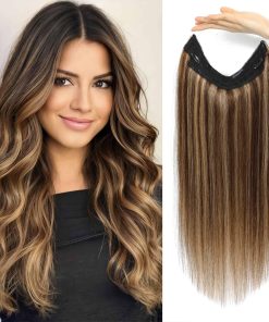 Extensiones de Cabello Invisible Tozoie Cabello Humano Real