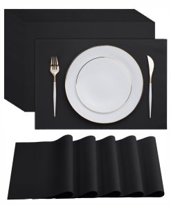 Manteles de Papel Negro Desechable para Mesa - Paquete de