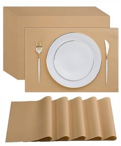 Manteles de Papel Desechables de Madera para Mesa de