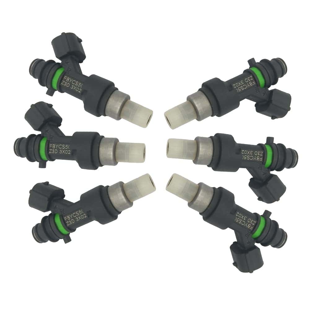 JESBEN 15710-66J00 6pcs Inyectores de Combustible 18