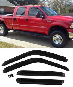 Deflector de ventana lateral Deebior, estilo de canal