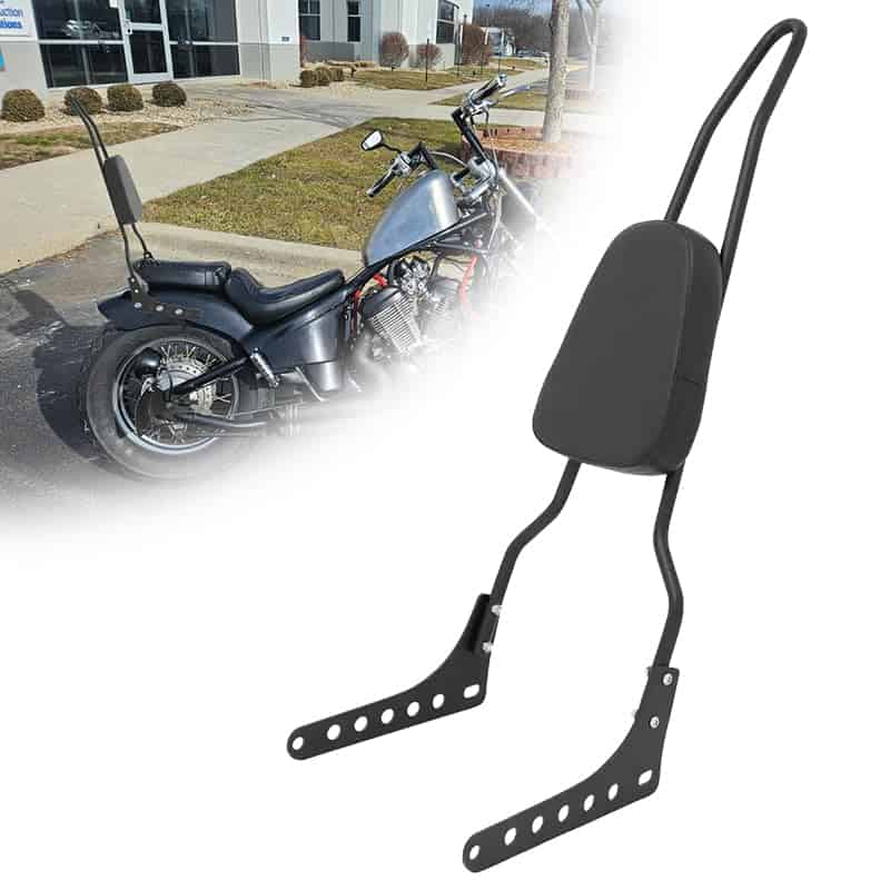 Nuevo Respaldo de Asiento Trasero Cromado Sissy Bar