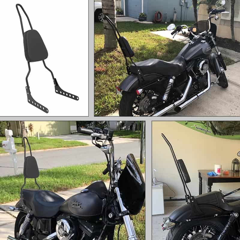 Nuevo Respaldo de Asiento Trasero Cromado Sissy Bar - Imagen 3