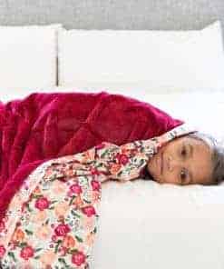 Mantas de Recepción de Satin Back Saranoni para Bebés Súper