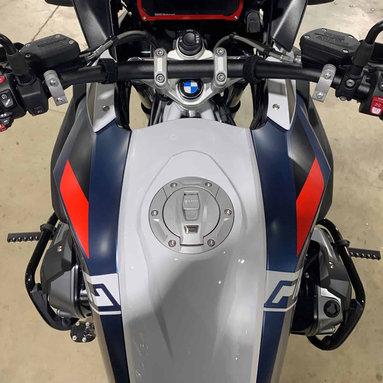 Adventure Bike Pegs GS1 Juego de posapies para carretera 1" - Imagen 6