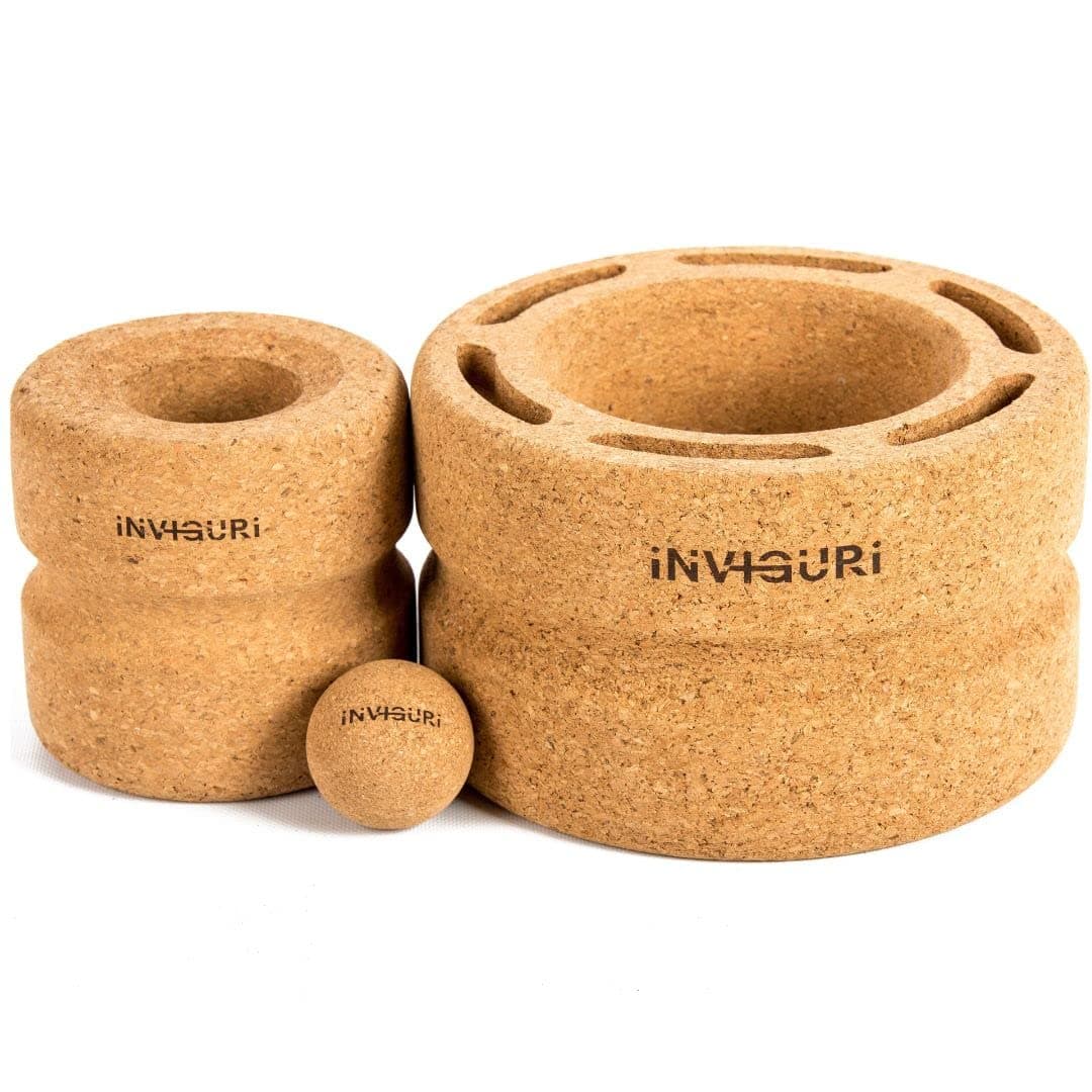 Rueda de Yoga Inviguri para Dolor de -Cork 3 Set w/Ball