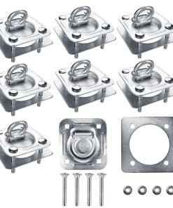 Conjunto de 8 anillas encastradas en forma de D LULU CARGO