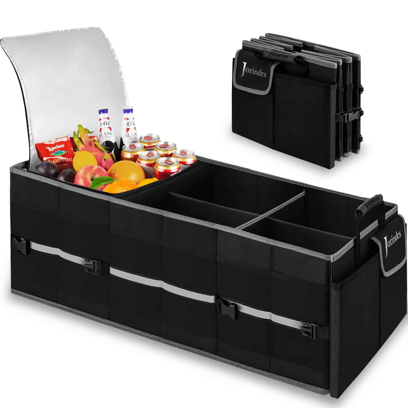 Organizador para maletero con bolsa refrigeradora