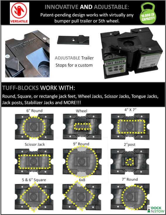 Bloque TUFF-Block by Dock N Stow con 4 Almohadillas XL - Imagen 8