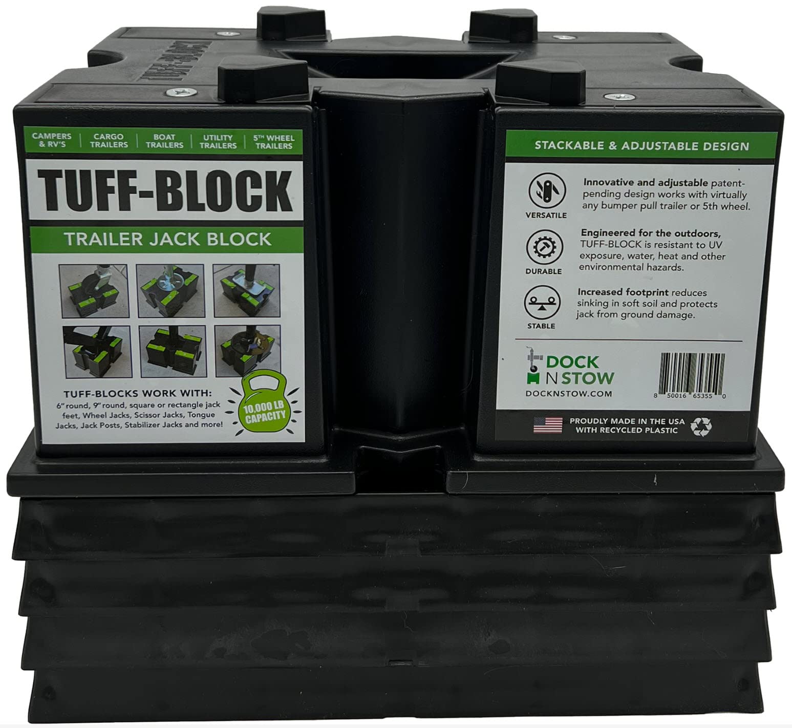 Bloque TUFF-Block by Dock N Stow con 4 Almohadillas XL