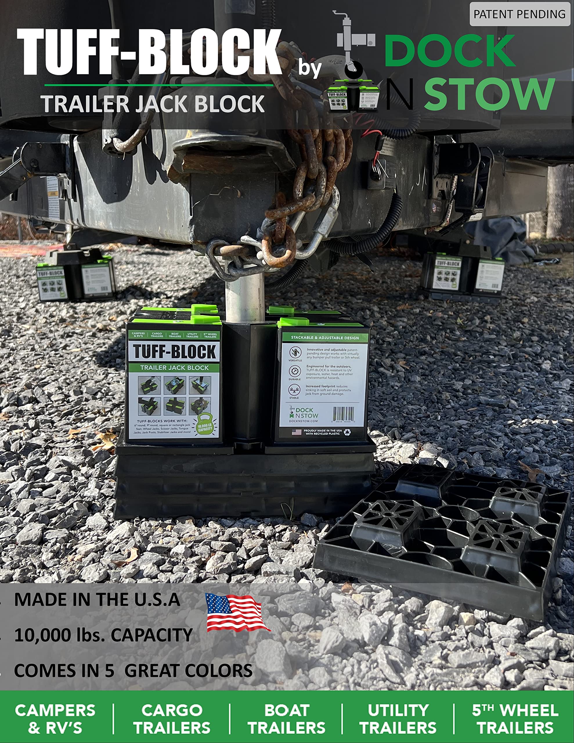 Bloque TUFF-Block by Dock N Stow con 4 Almohadillas XL - Imagen 6