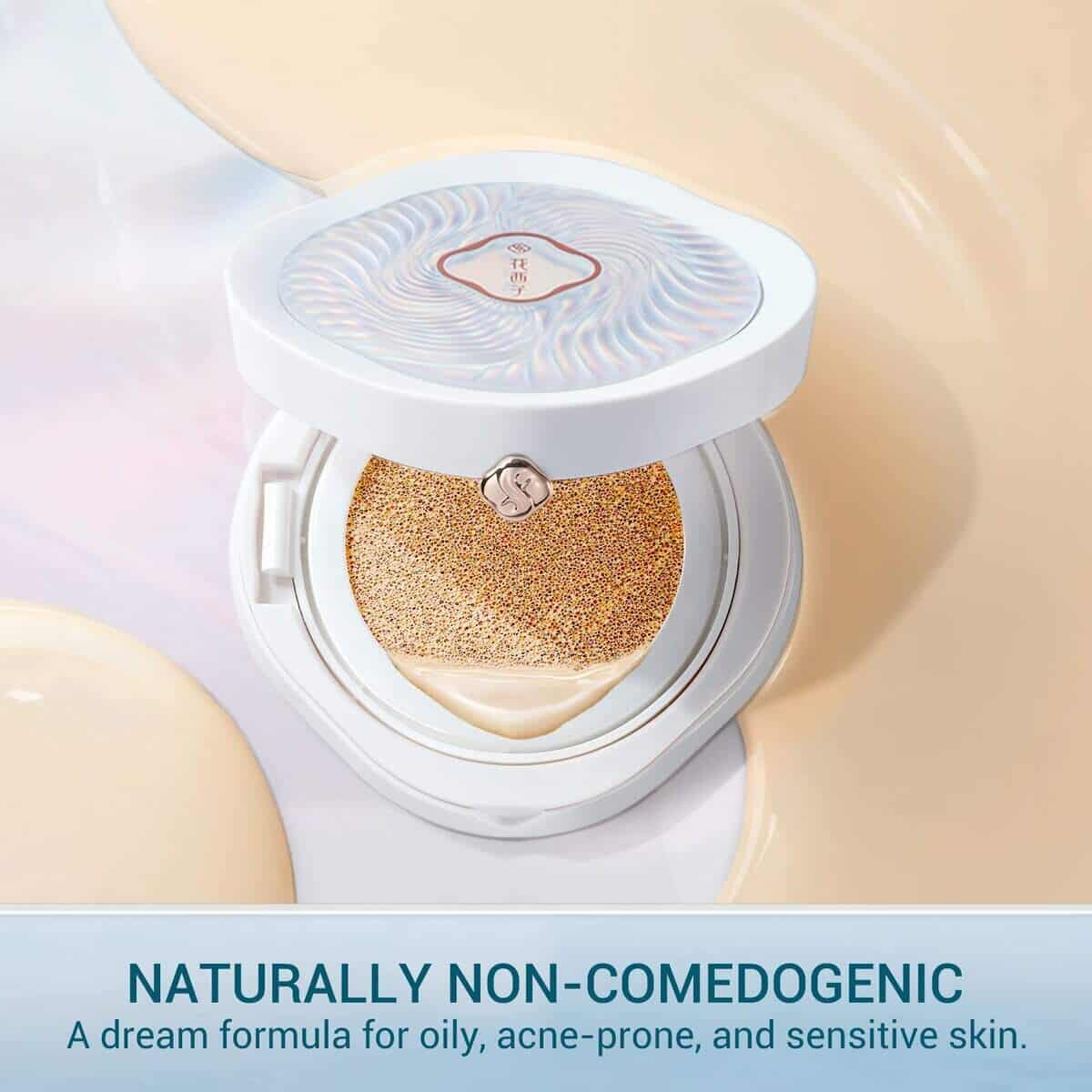 Base de maquillaje transpirable FLORASIS Flawless Jade de - Imagen 3