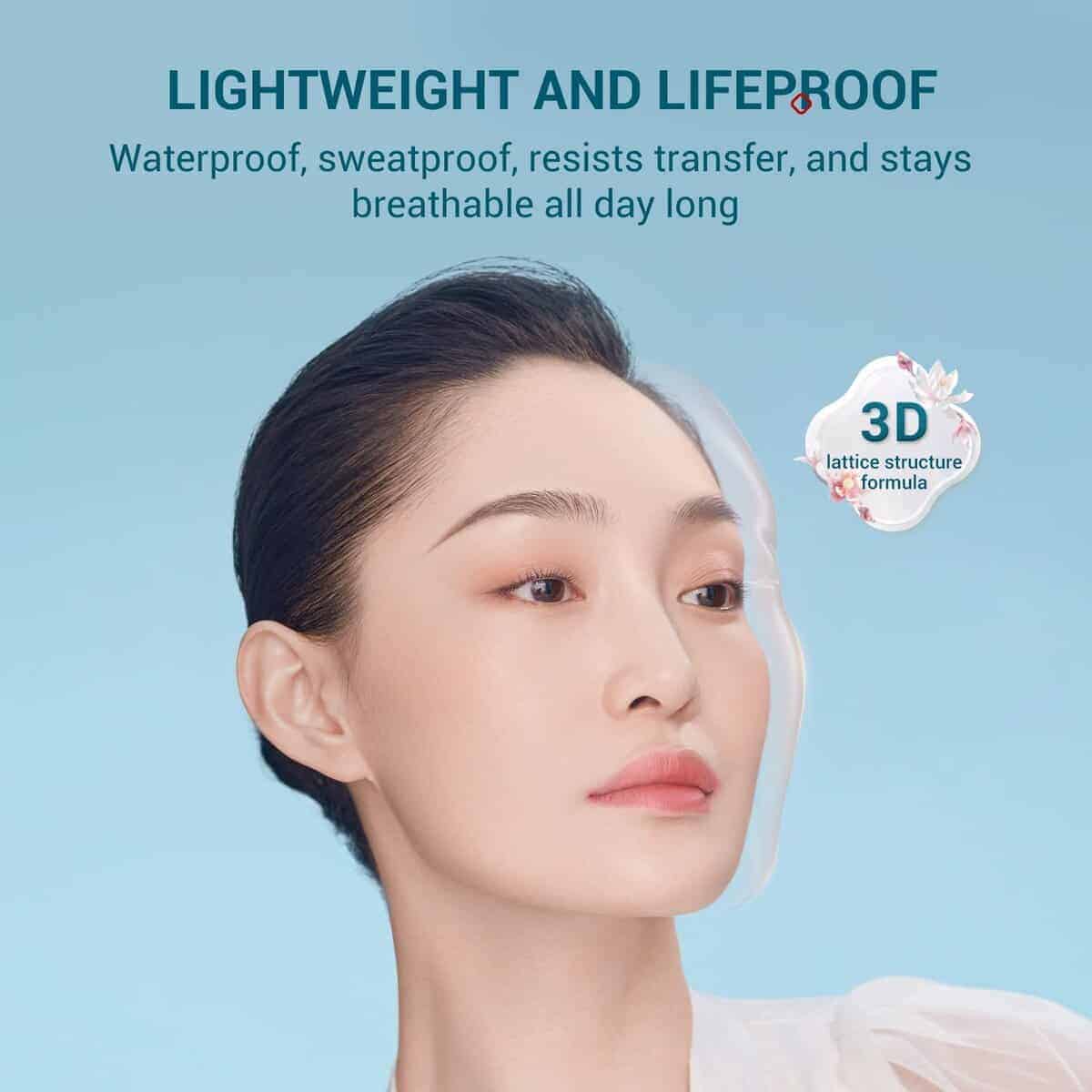 Base de maquillaje transpirable FLORASIS Flawless Jade de - Imagen 6