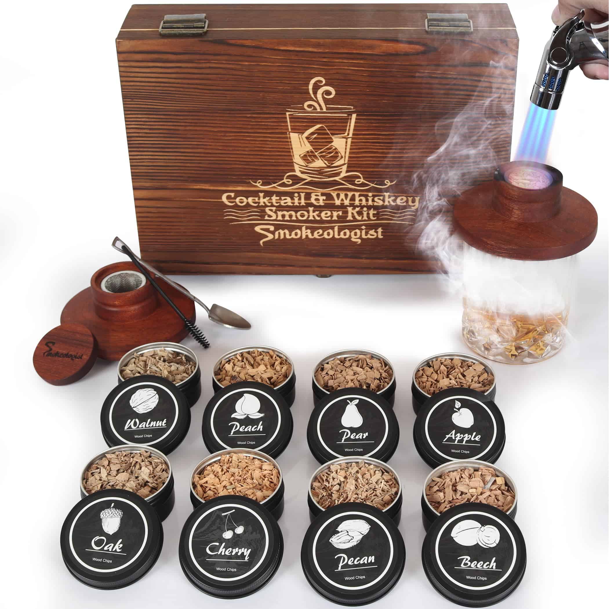 Kit de ahumador de Whiskey, Coctel y Old Fashioned