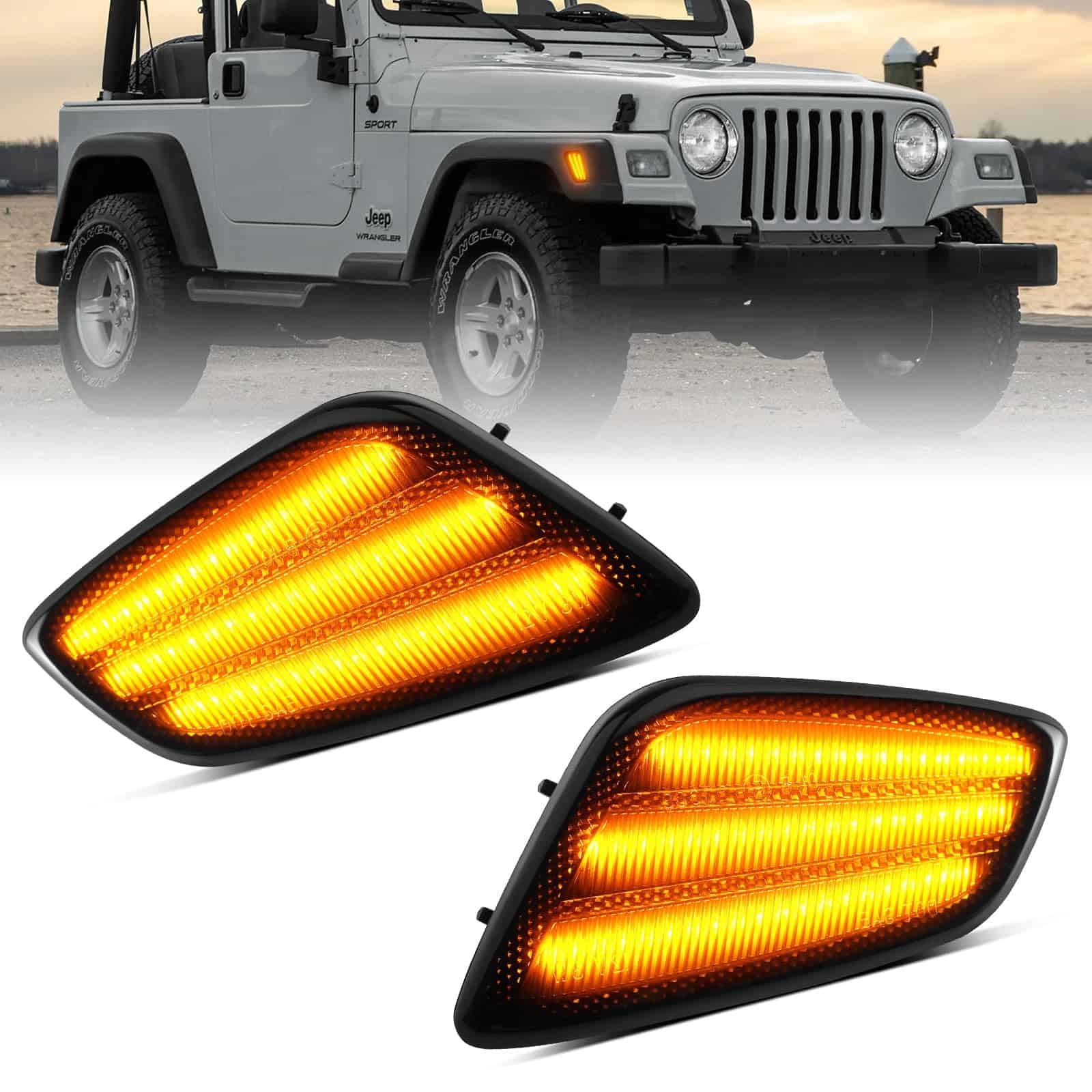 Luces LED de Marcador Lateral de Guardabarros Delantero