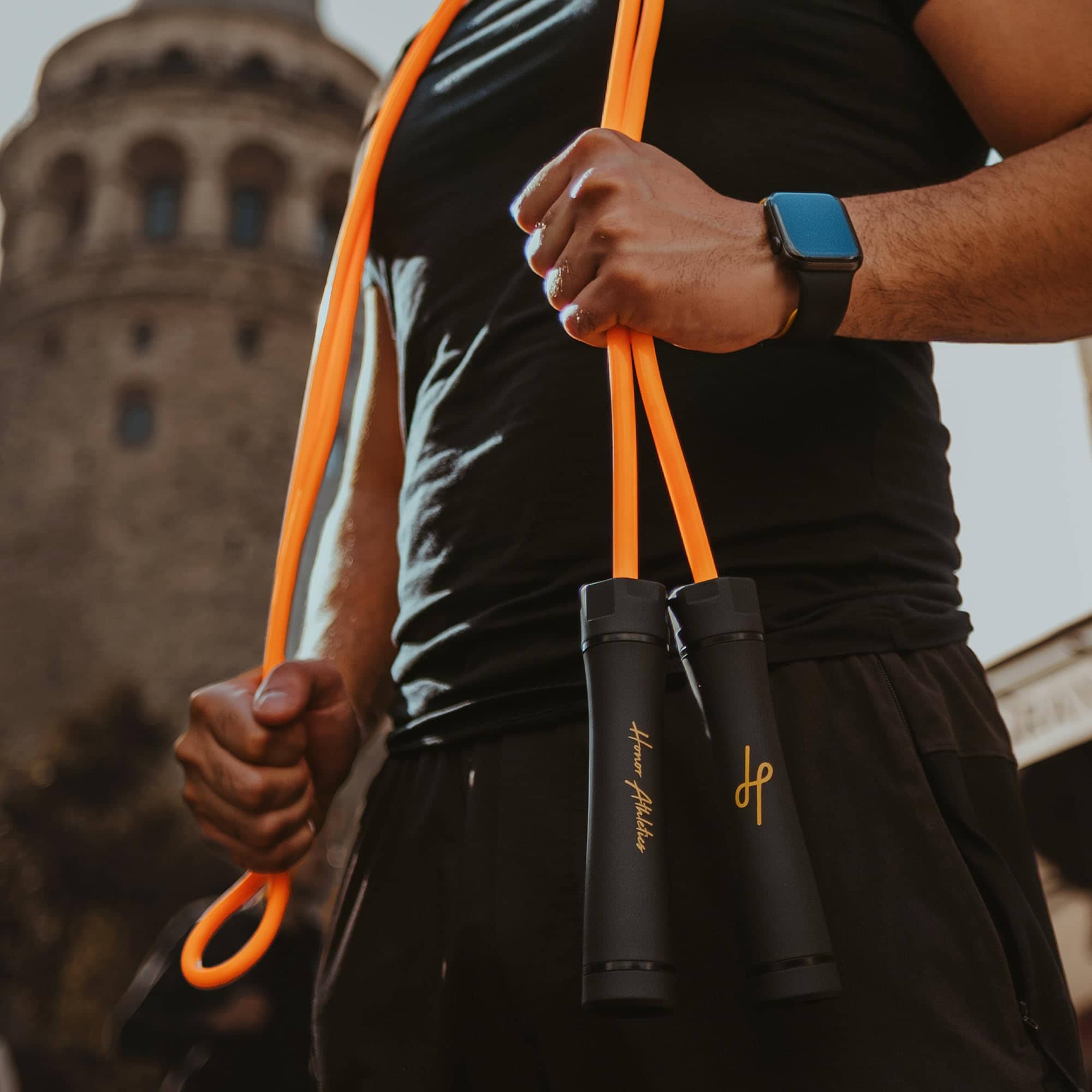 Cuerda para saltar pesada de 1.1lb Honor Athletics para - Imagen 4