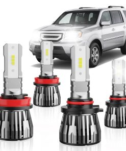 ETOILUMI 4PCS Bombillas de Niebla Compatible con Honda