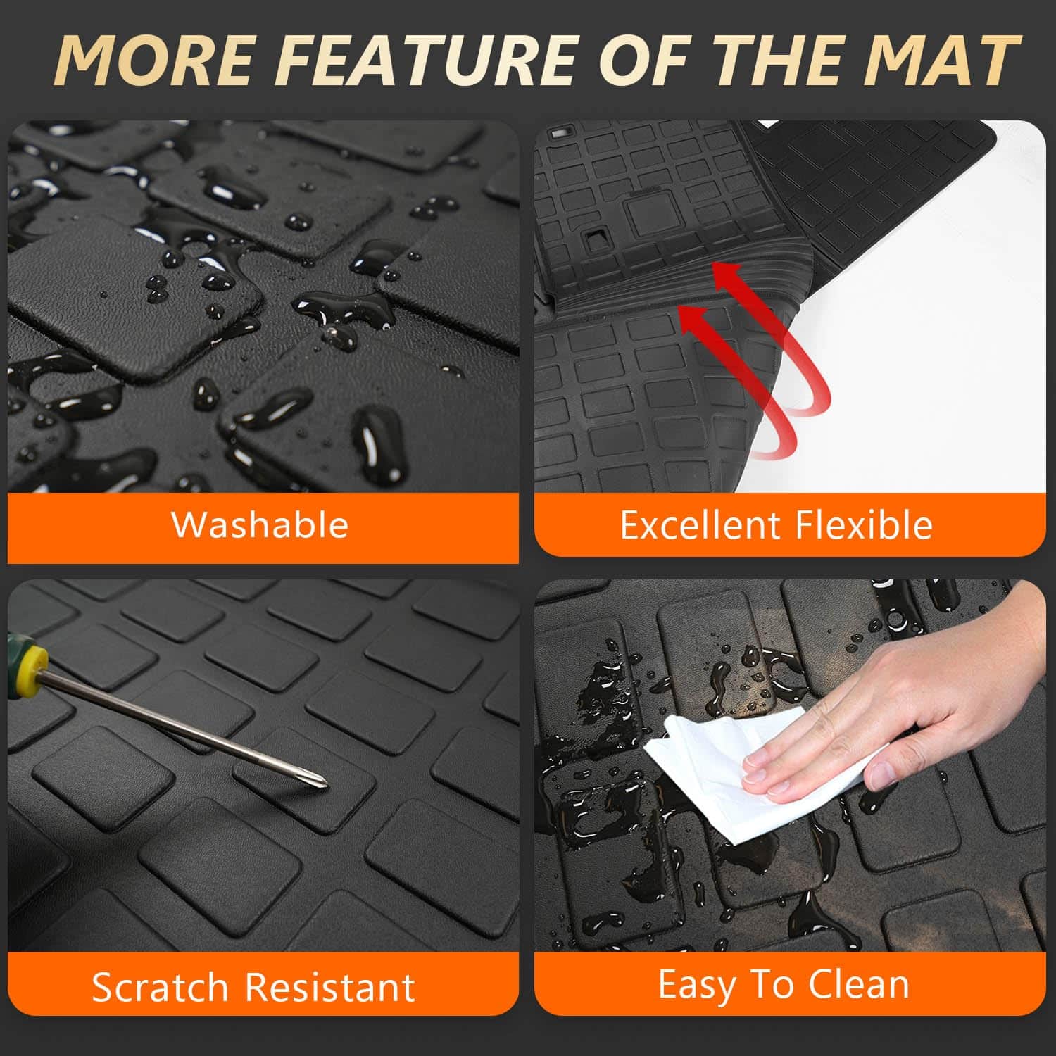 Tapete de Carga powoq para 6 y 7 Asientos Compatible con - Imagen 6