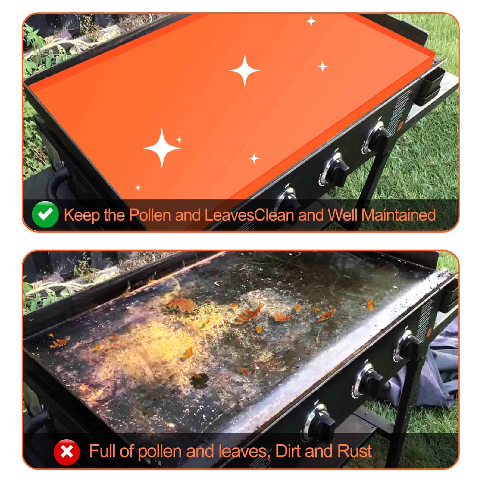 Tapete de Silicona MOFEEZ para Parrilla Blackstone de 28 - Imagen 3