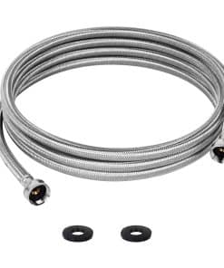 Mangueras de Lavadora de 12 pies JUWO, 3/4" FHT de Acero