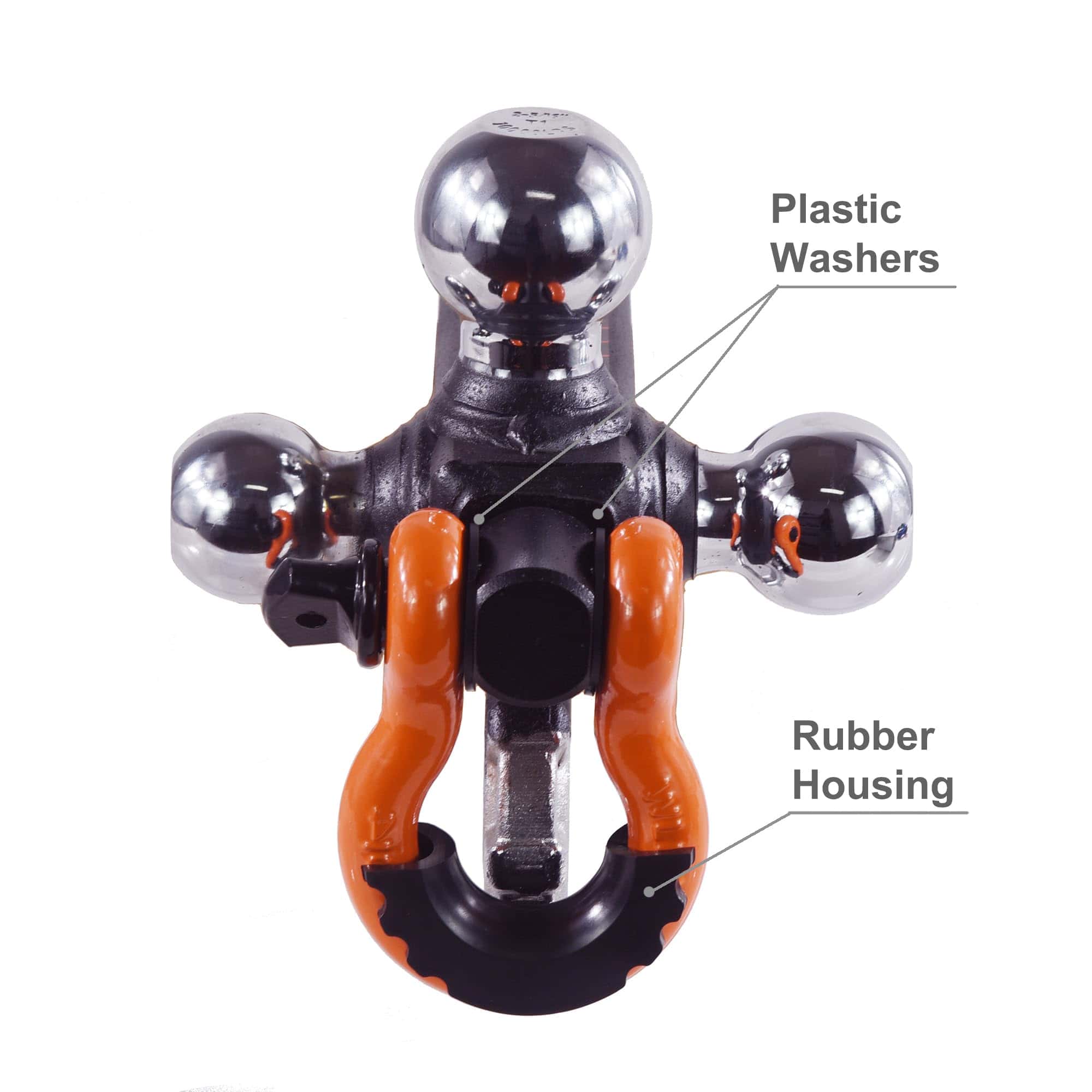 Enganche de remolque TOPTOW con grillete de recuperación - Imagen 8