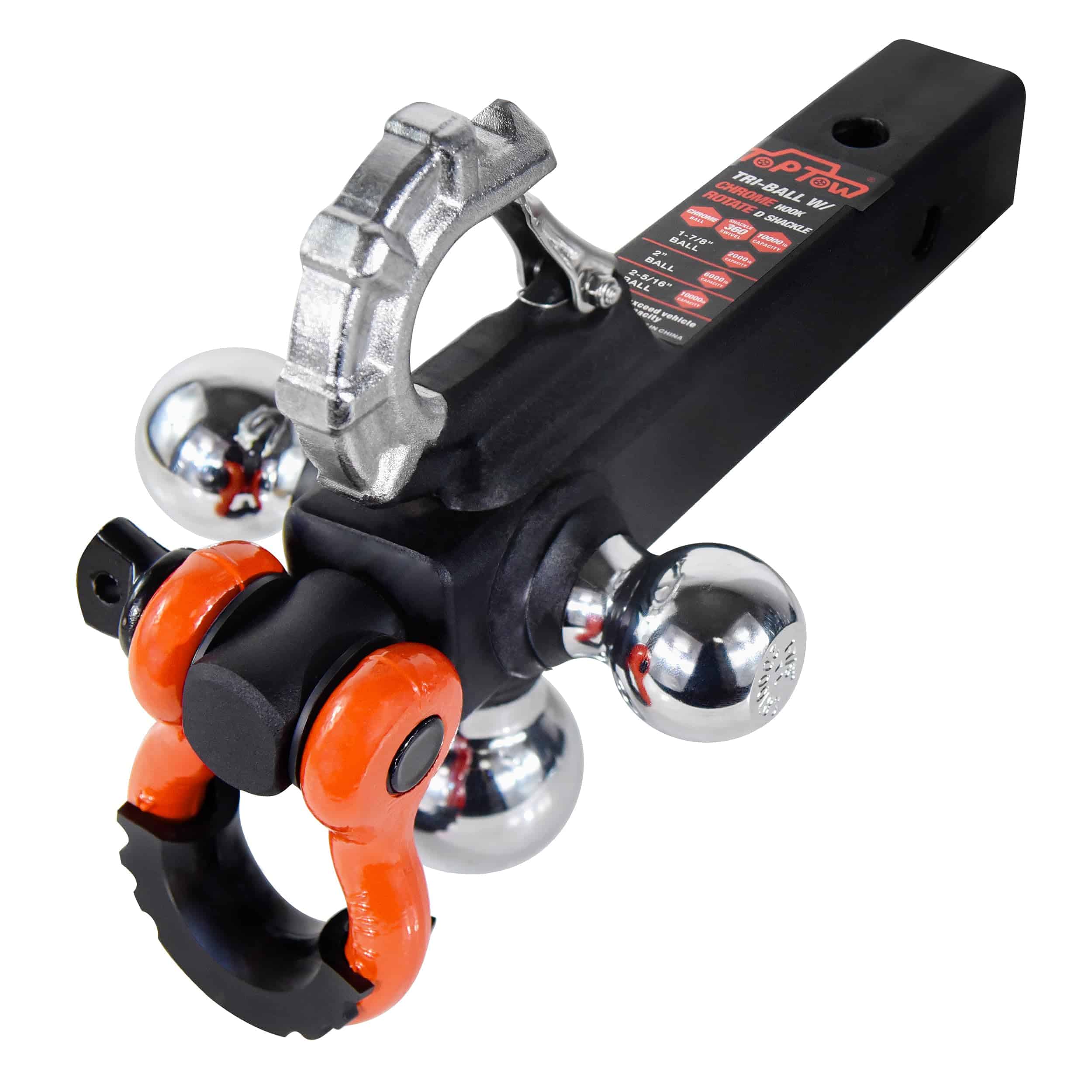 Enganche de remolque TOPTOW con grillete de recuperación - Imagen 3