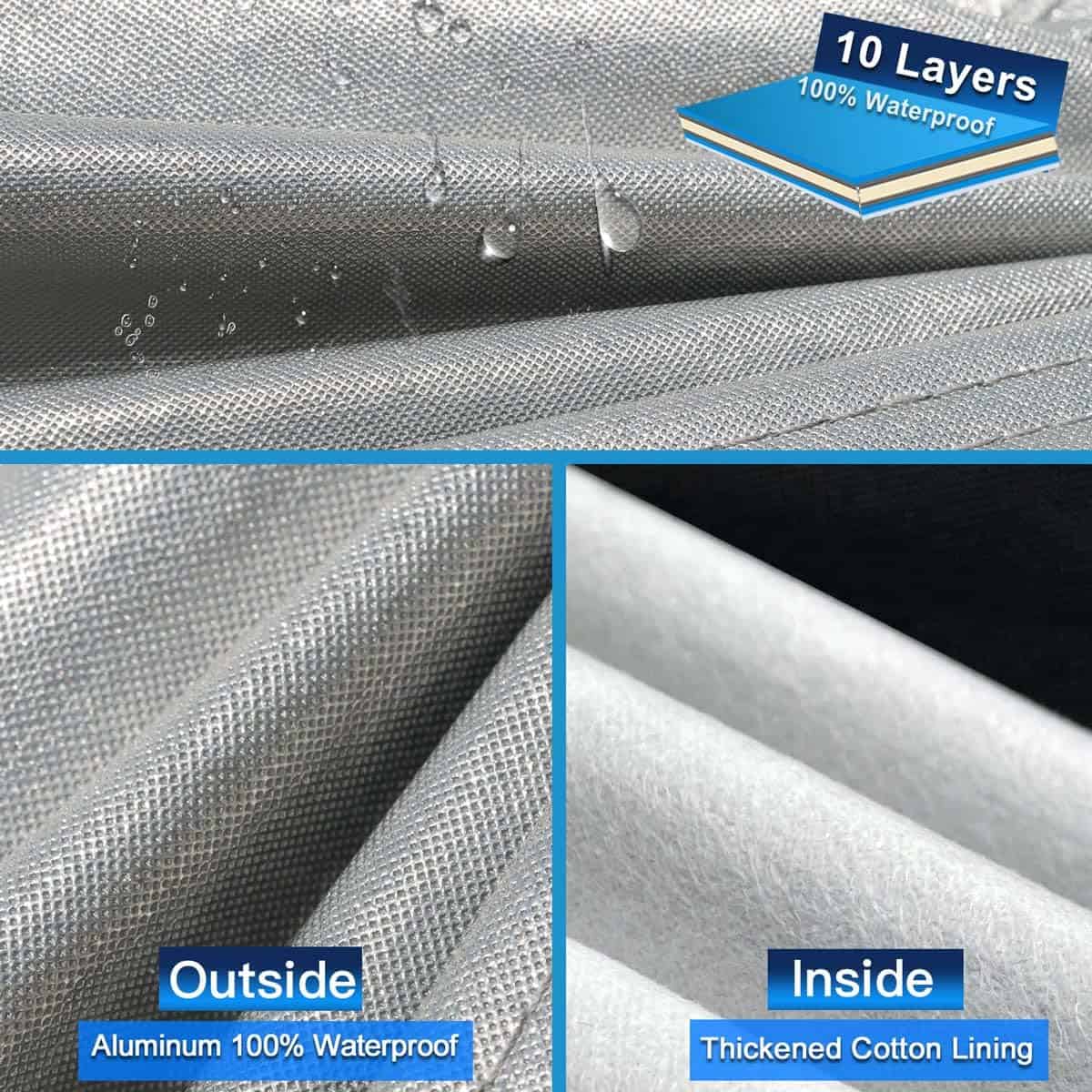 Cubierta para Auto Holthly de 10 Capas Impermeable para - Imagen 3