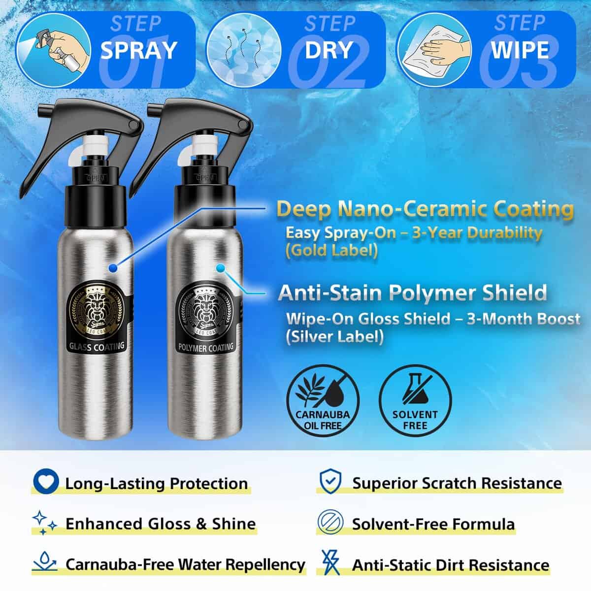 Recubrimiento cerámico LEO COAT para coches y motocicletas - Imagen 4