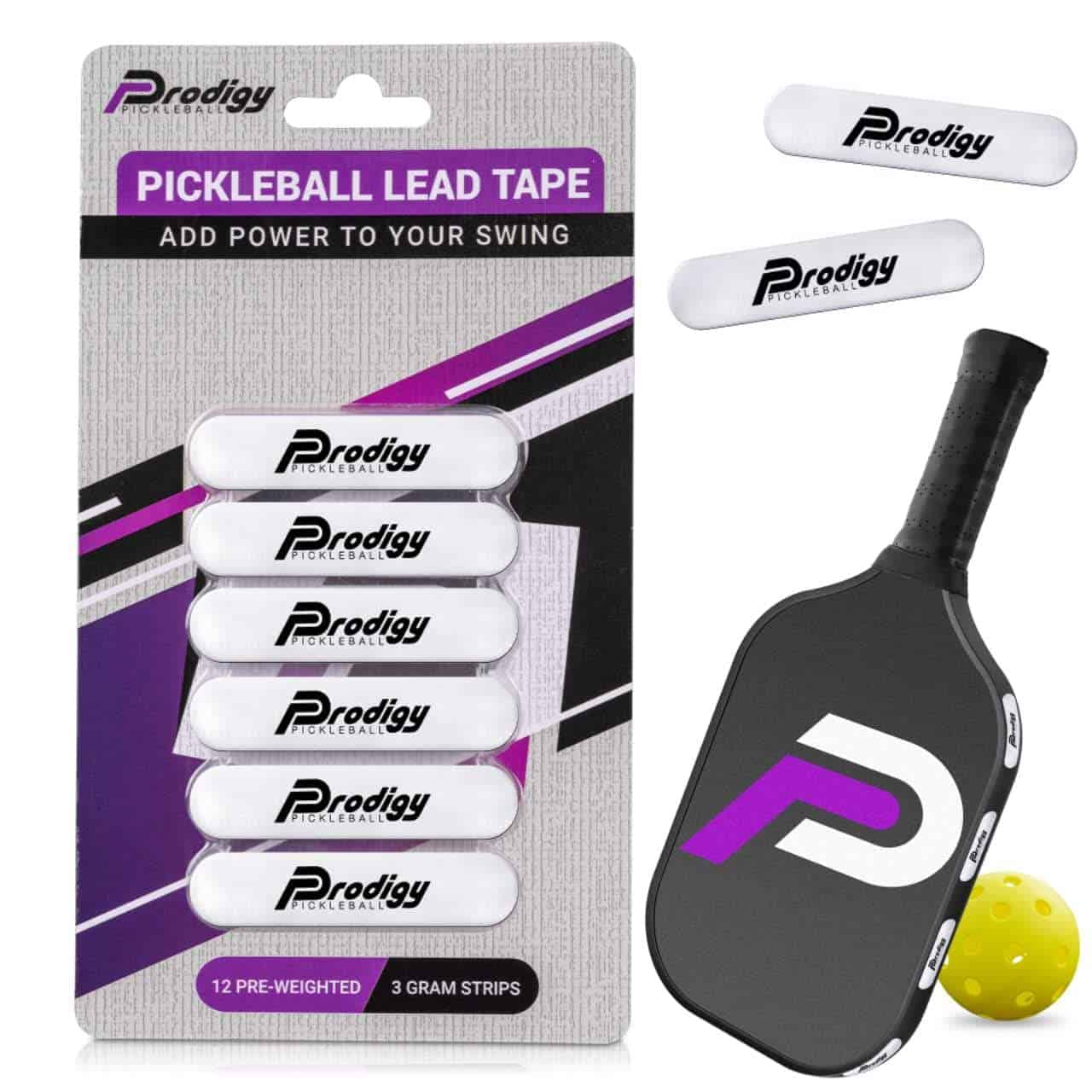 Tira de Plomo Prodigy Pickleball - 12 piezas Fácil
