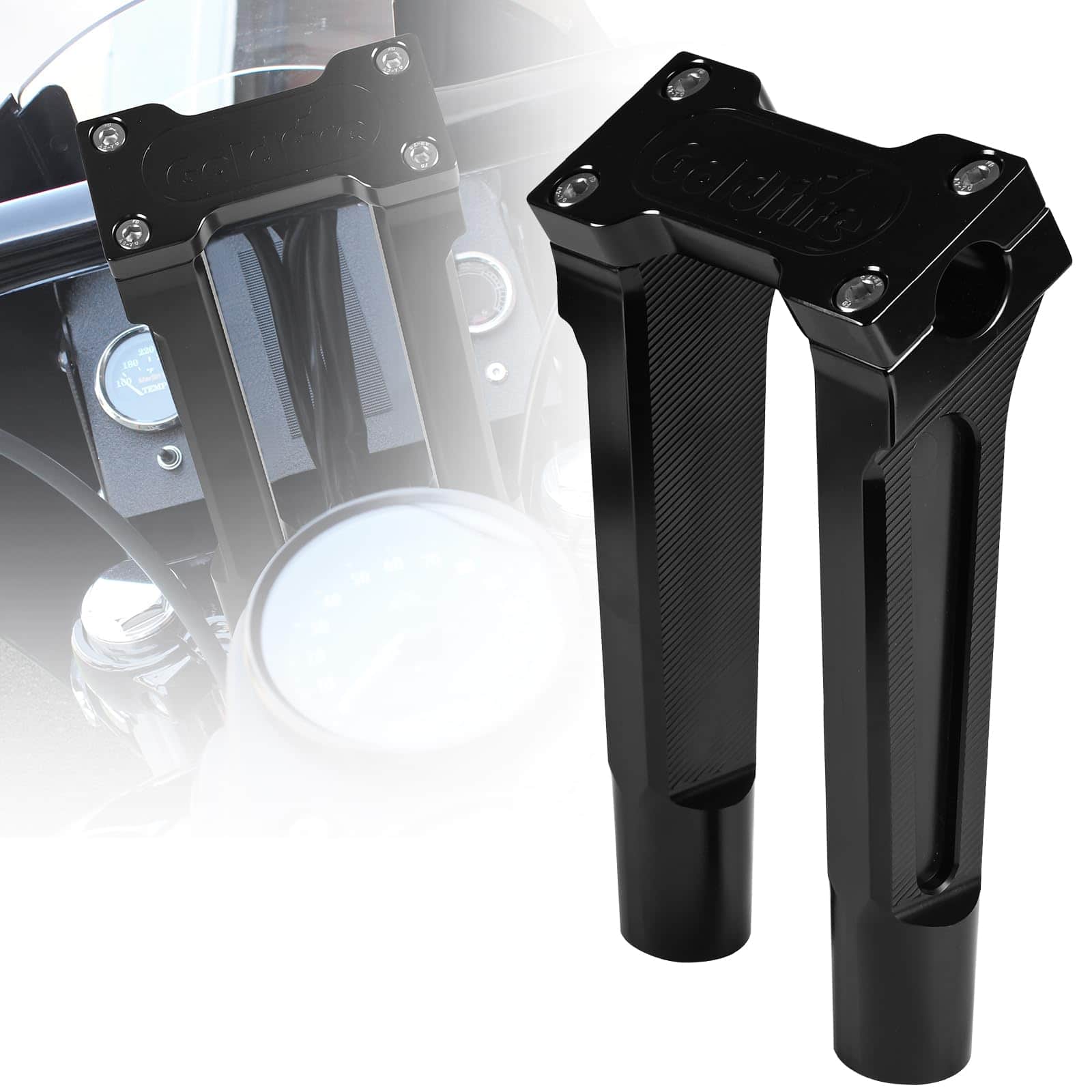 Elevadores de Manillar Recto para Motocicleta Harley,