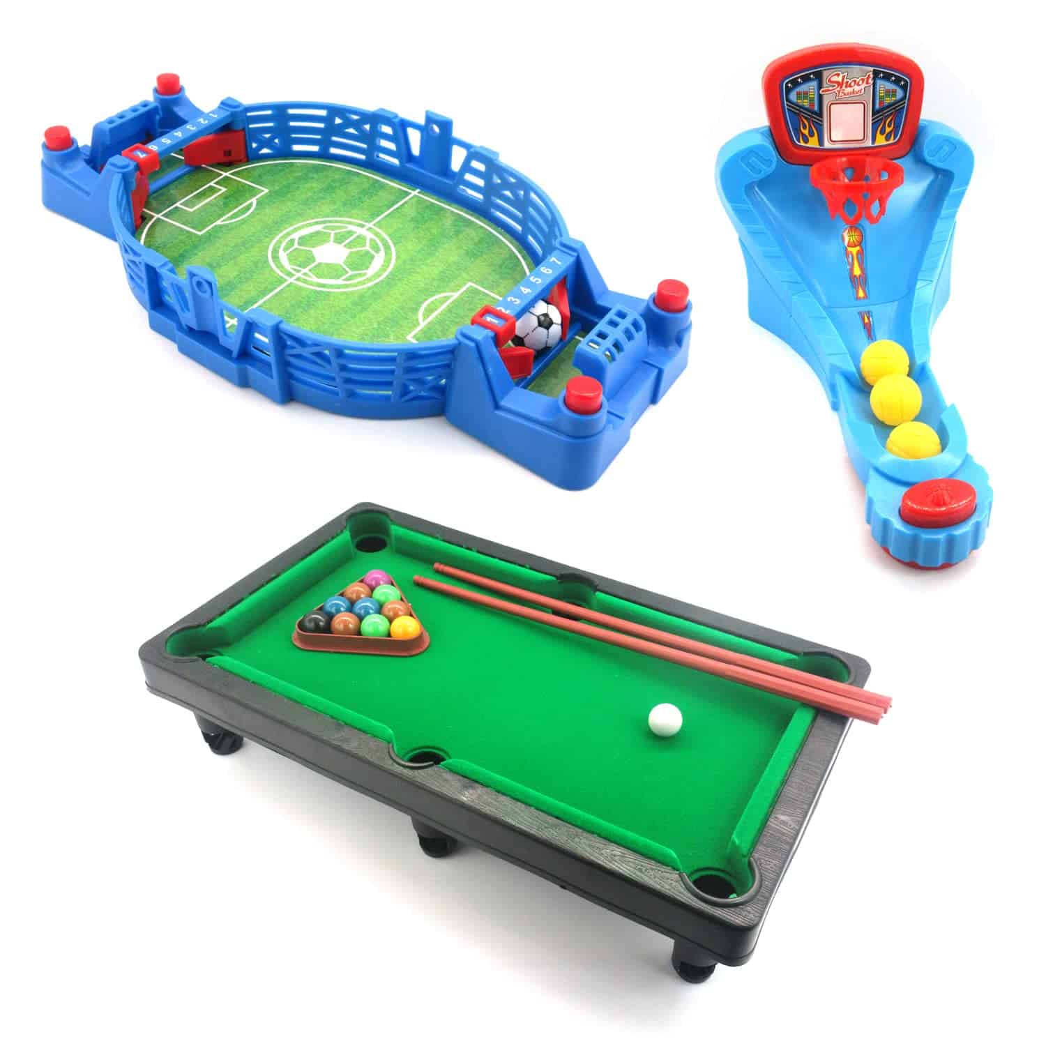 Juego de Mesa - Mini Juego de Futbolín - Juego de Tiro de