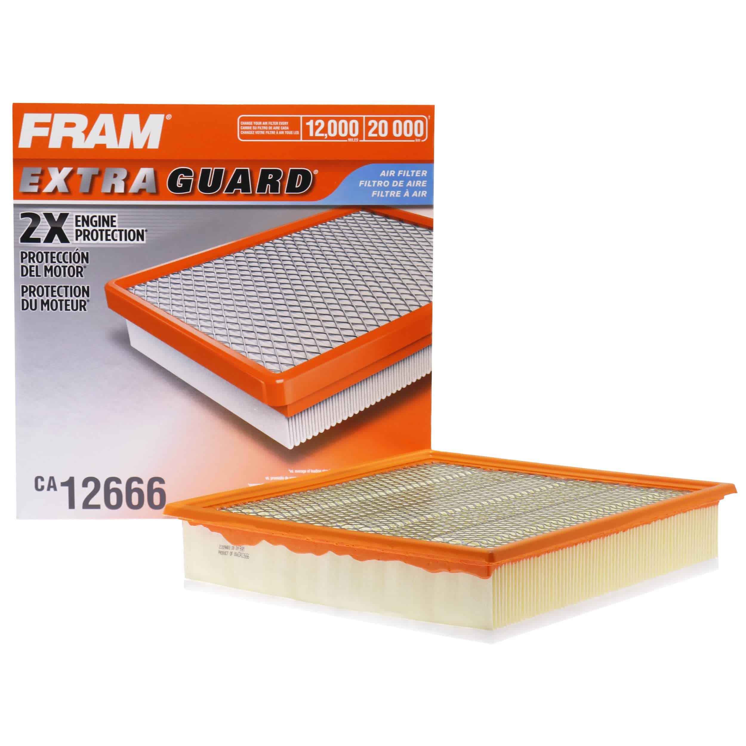 Filtro de aire de motor de repuesto FRAM Extra Guard