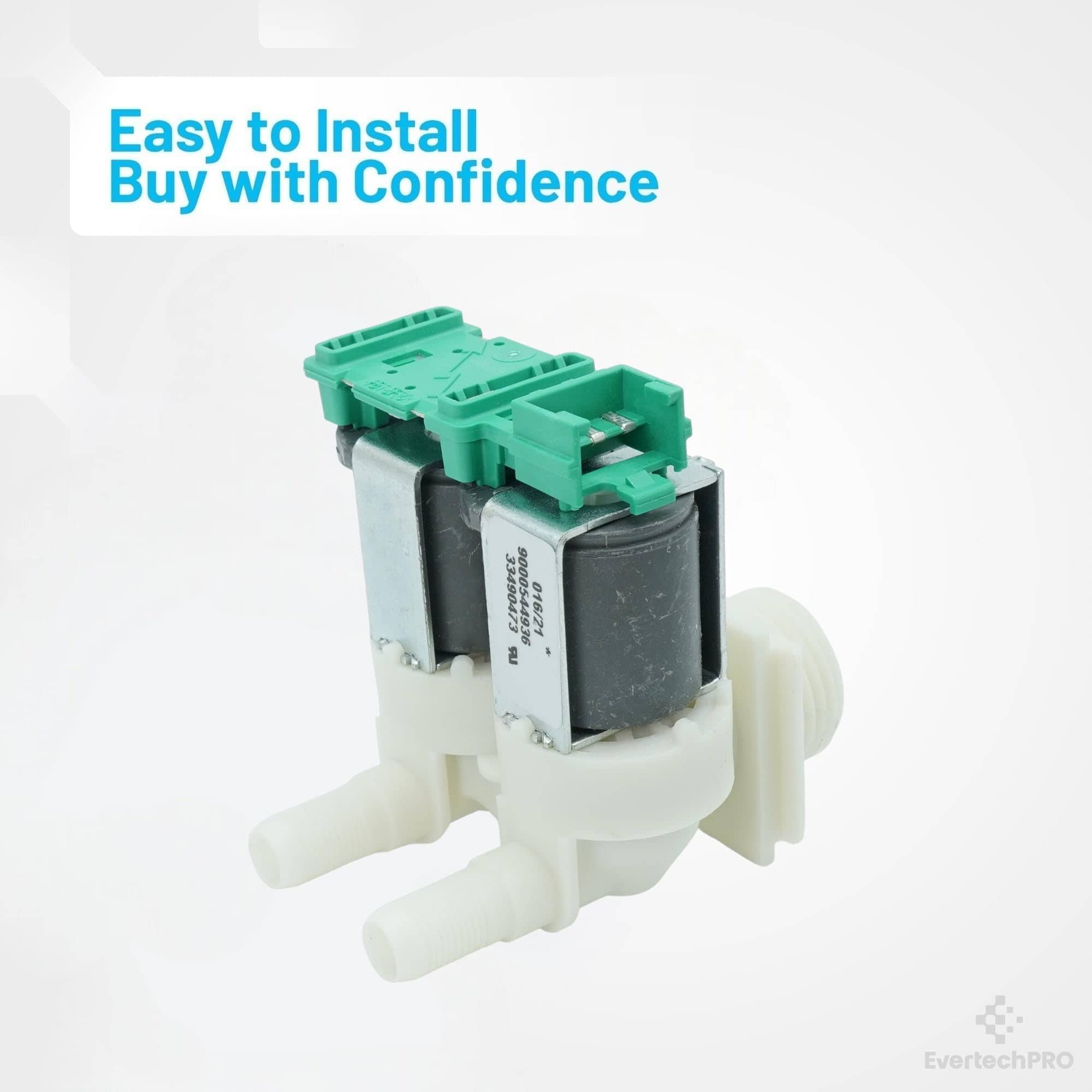 EvertechPRO 422244 Válvula de Agua para Lavadora Bosch - Imagen 3