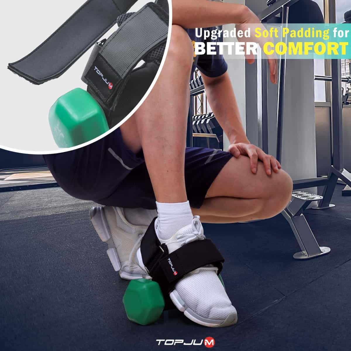 Accesorio de tobilleras para pesas ajustables TOPJUM, - Imagen 9