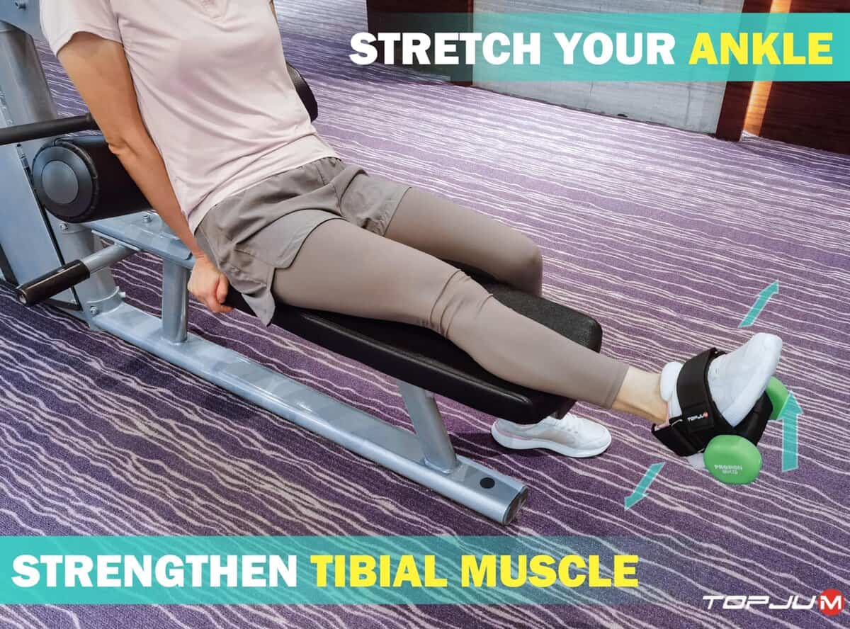 Accesorio de tobilleras para pesas ajustables TOPJUM, - Imagen 4