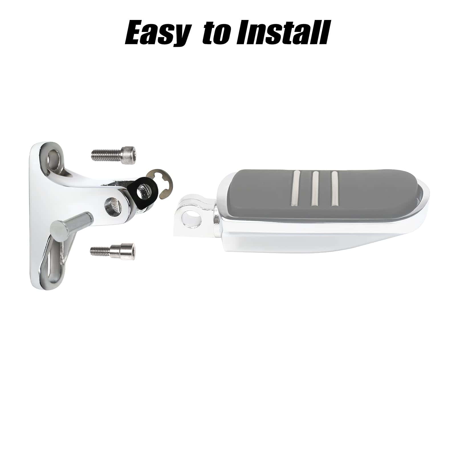 Kit de Montaje de Reposapiés Traseros de Moto de Acero - Imagen 5