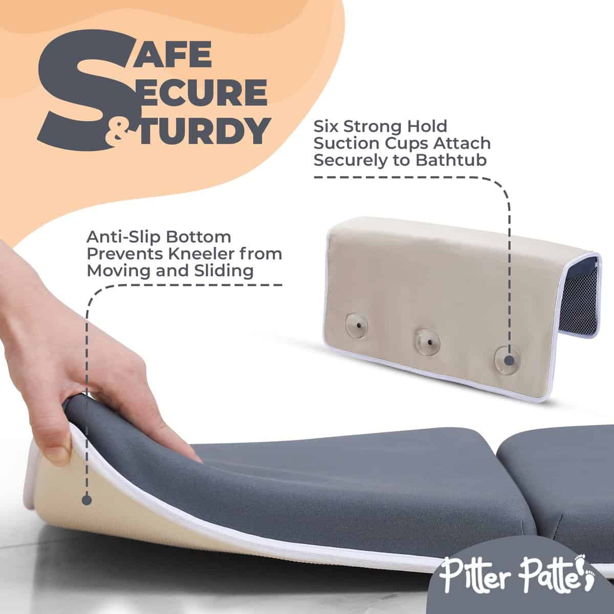 Set de Rodillera y Reposabrazos de Baño para Bebés de - Imagen 5