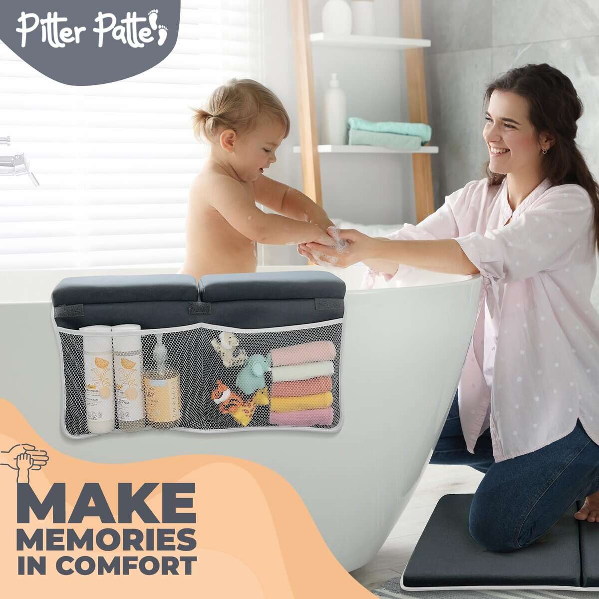 Set de Rodillera y Reposabrazos de Baño para Bebés de - Imagen 3