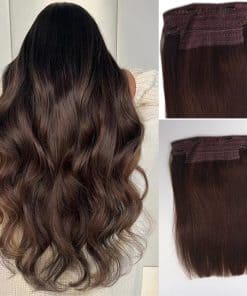 Extensiones de Cabello Invisible SUNFA con Alambre