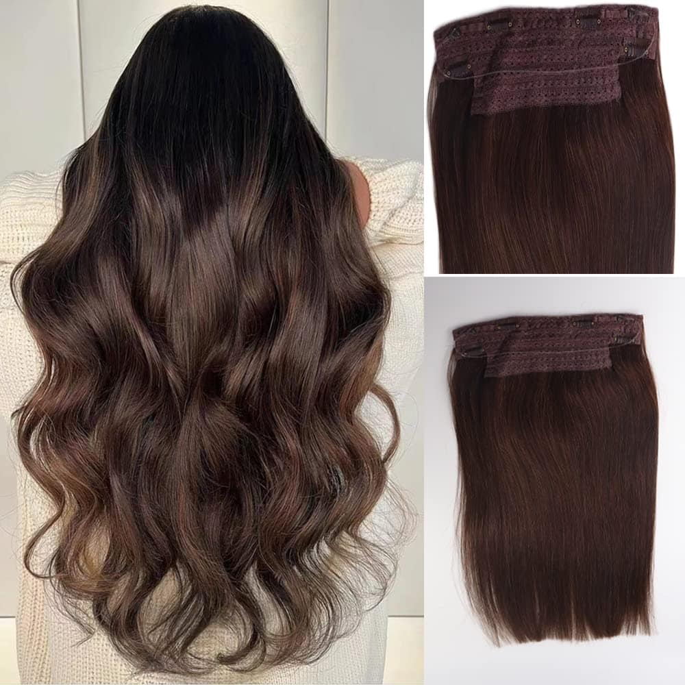 Extensiones de Cabello Invisible SUNFA con Alambre