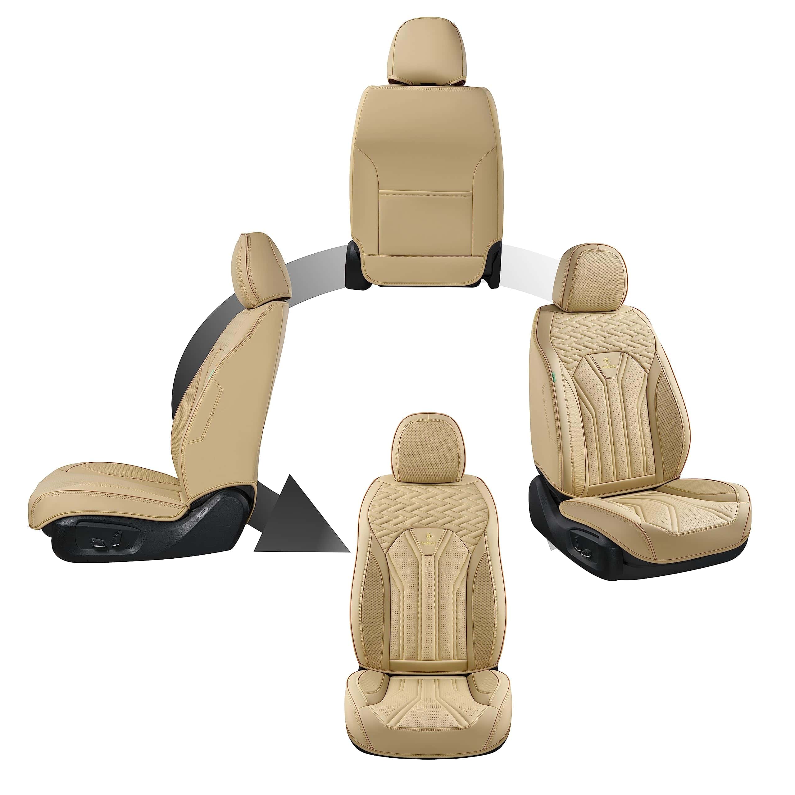 Cubiertas de Asiento de Cuero FLORICH, Juego de Cubiertas - Imagen 7