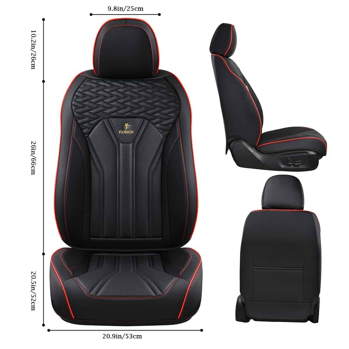 Cubiertas de Asientos de Cuero FLORICH, Juego Completo de - Imagen 4