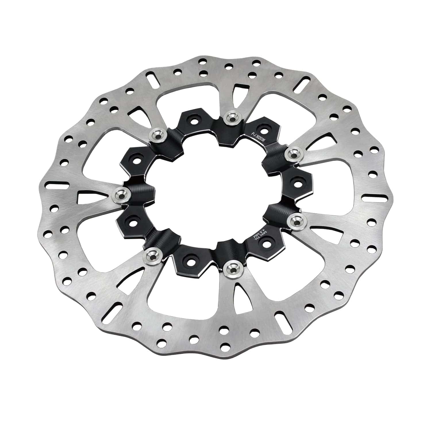 POWER JAMES 14" Big Floating Front Brake Rotors para Harley - Imagen 3