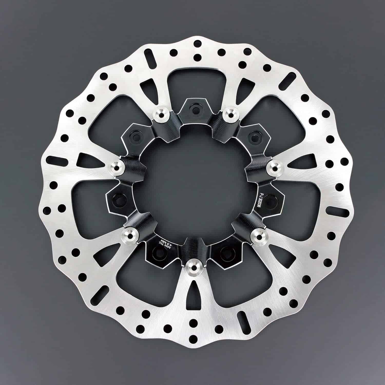 POWER JAMES 14" Big Floating Front Brake Rotors para Harley