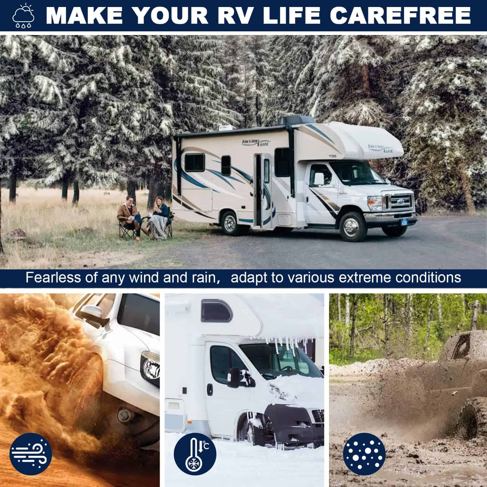 Sello de Deslizamiento para RV de 35 pies - Goma Negra - Imagen 7