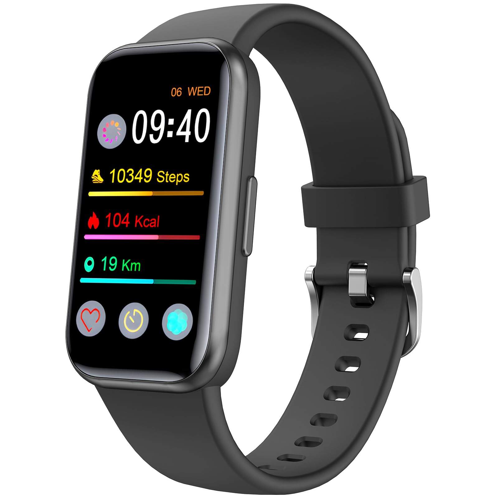 Rastreador de fitness ZURURU con oxígeno en la sangre,