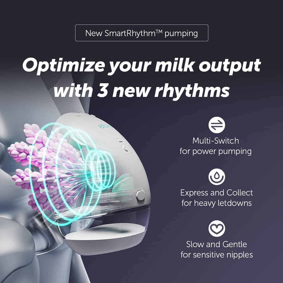 Elvie - Bomba de lactancia doble y portátil con aplicación - Imagen 5