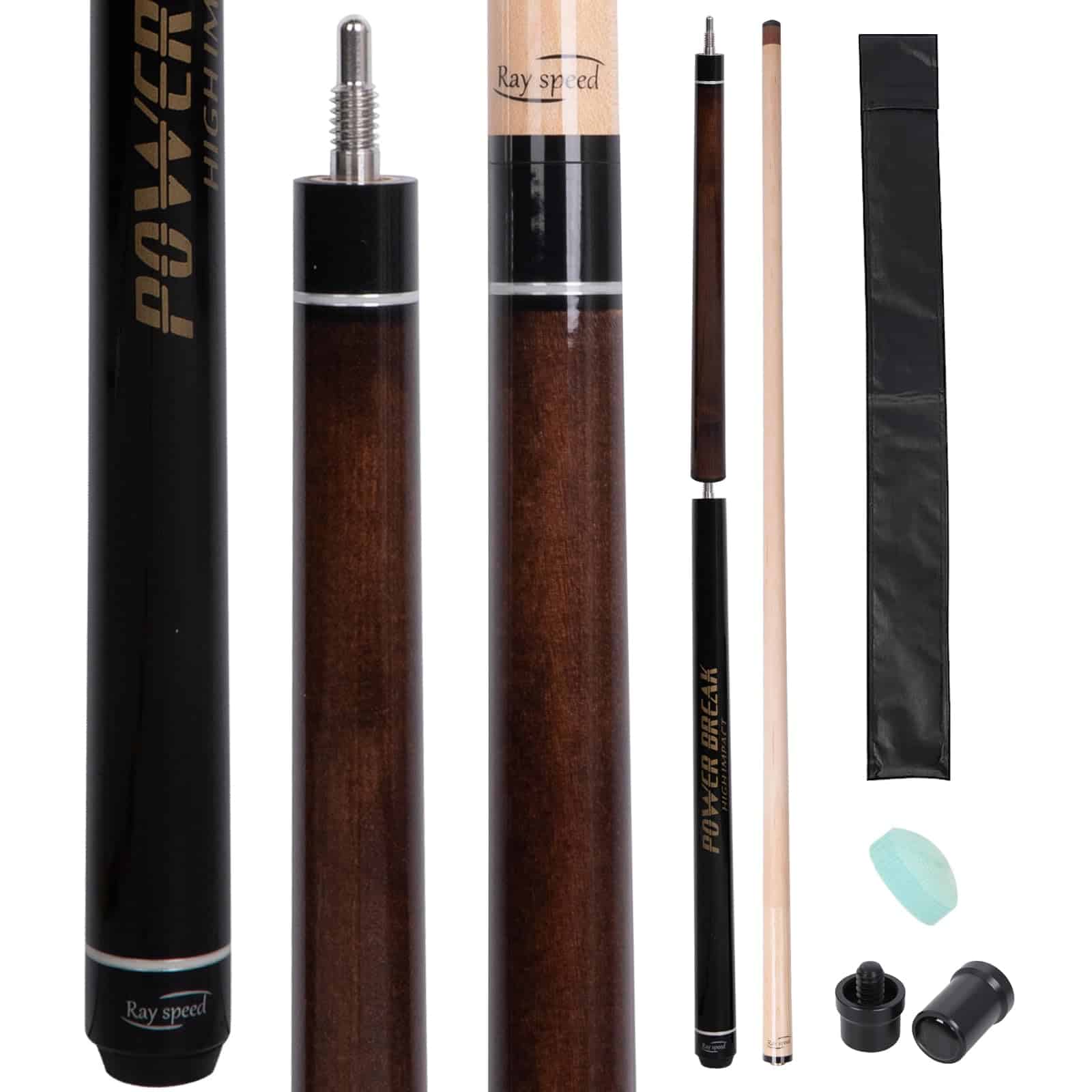 Ray Speed Heavy Hitter Jump Break Pool Cue, Taco de Billar