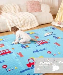 Tapete de juegos para bebé Joypony, 79" X 71" - de viaje