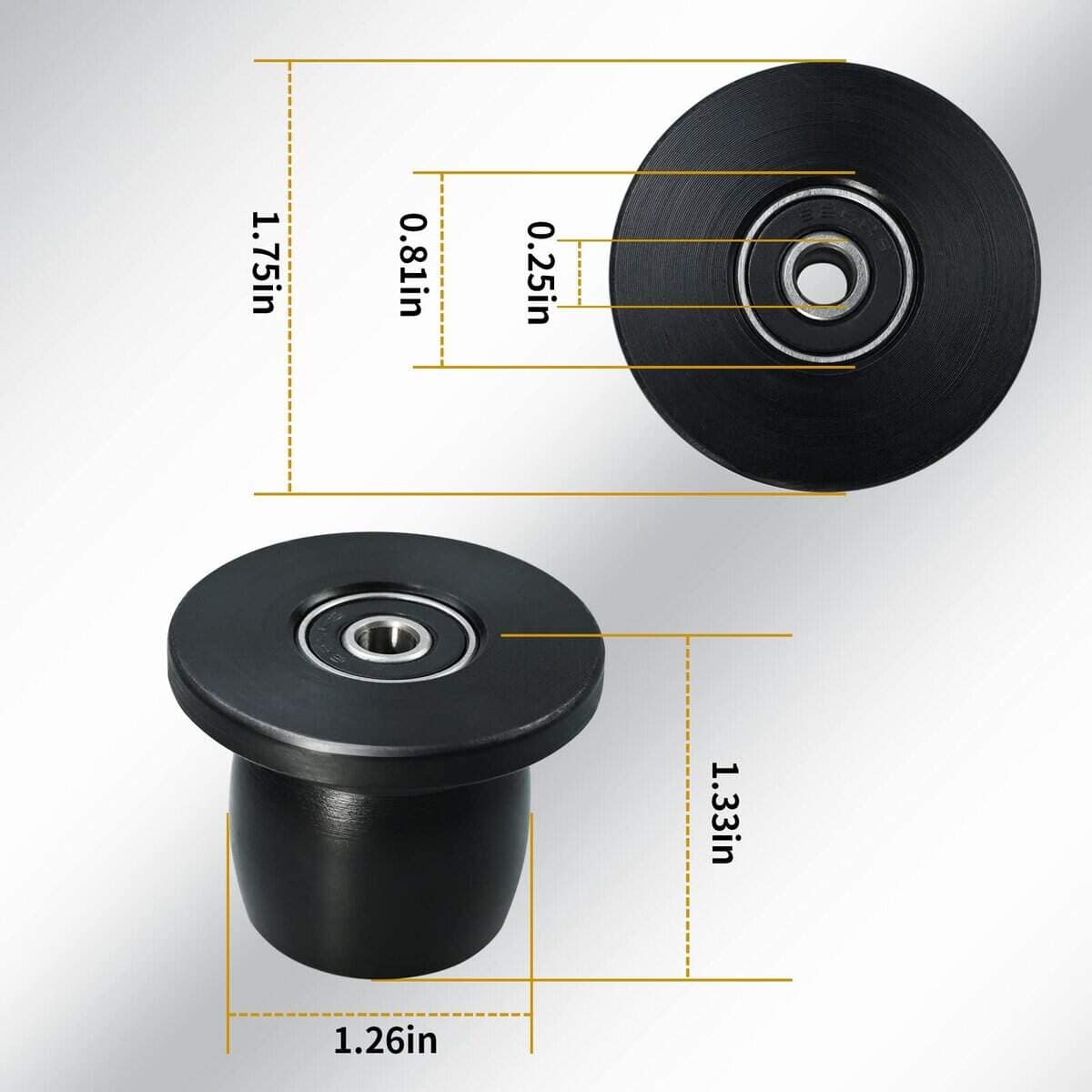 Vsttar Qty.4 Ruedas/Monitores de Mecanizados Compatibles - Imagen 5